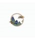 XSB303 - Mountain Landscape Saree Brooch